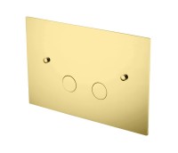 Кнопка смыва для унитаза Boheme 647-G латунь, цвет gold, ультраплоская