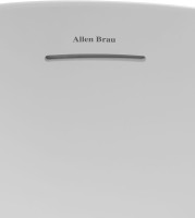Ванна из искусственного камня Allen Brau Krion Neo XL 180x80 см, отдельностоящая, матовая белая, овальная, со сливом-переливом, фурнитура белая