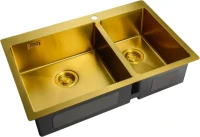 Мойка кухонная Zorg Light ZL R 780-2-510-L BRONZE Мойка кухонная Zorg Light ZL R 780-2-510-L BRONZE