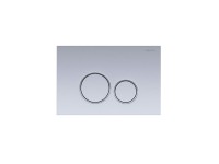 Кнопка смыва для унитаза AQUATEK Pneumo S PNS-0000013 АБС-пластик, цвет матовый хром