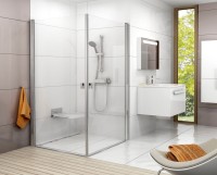 Душевой уголок Ravak Chrome CRV1-100+CRV1-90 Transparent, профиль блестящий