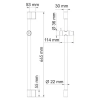 Душевая стойка Wasserkraft A076 Душевая стойка Wasserkraft A076