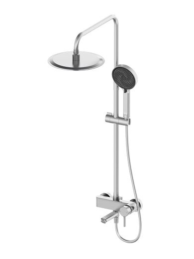 Душевая стойка Wonzon & Woghand Solo WW-739032-BN брашированный никель