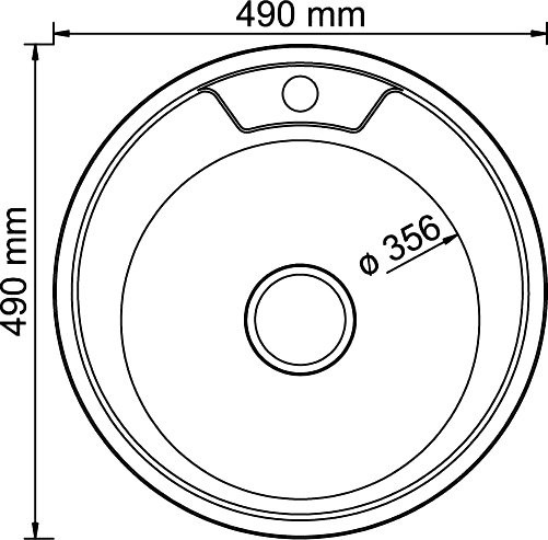 Мойка кухонная Mixline 528182