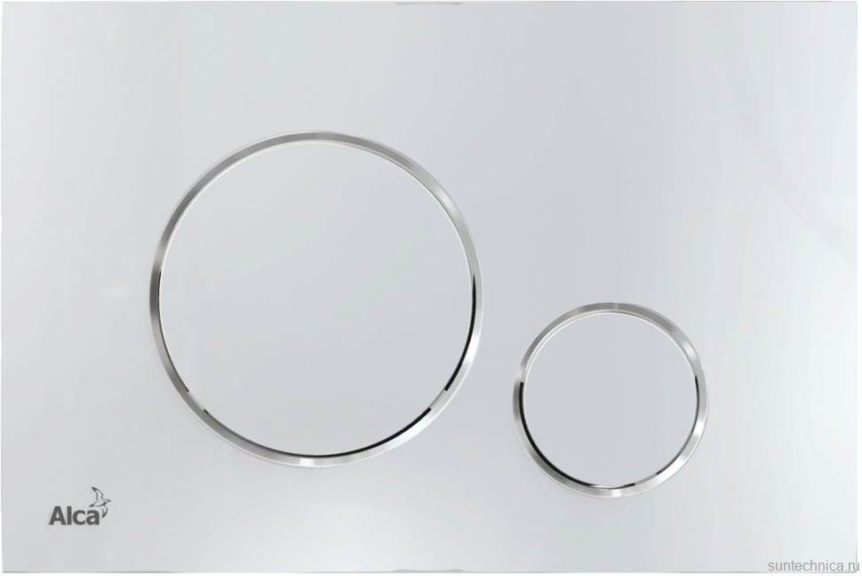 Кнопка смыва AlcaPlast Thin THIN M671 хром глянцевый