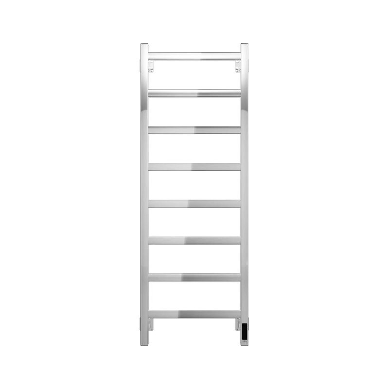 Полотенцесушитель электрический Grota Soffi K 430х1200 NP EL 120x45 см, подключение справа, слева, скрытое подключение справа, глянцевый хром, лесенка