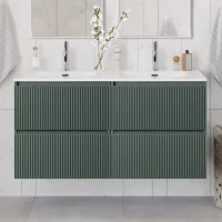Мебель для ванной комнаты BelBagno Uno 120 подвесная, 4 ящика, матовая еловая