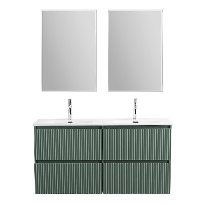 Мебель для ванной комнаты BelBagno Uno 120 подвесная, 4 ящика, матовая еловая