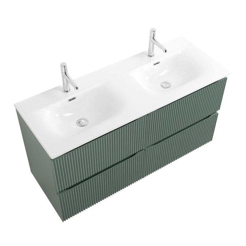 Мебель для ванной комнаты BelBagno Uno 120 подвесная, 4 ящика, матовая еловая