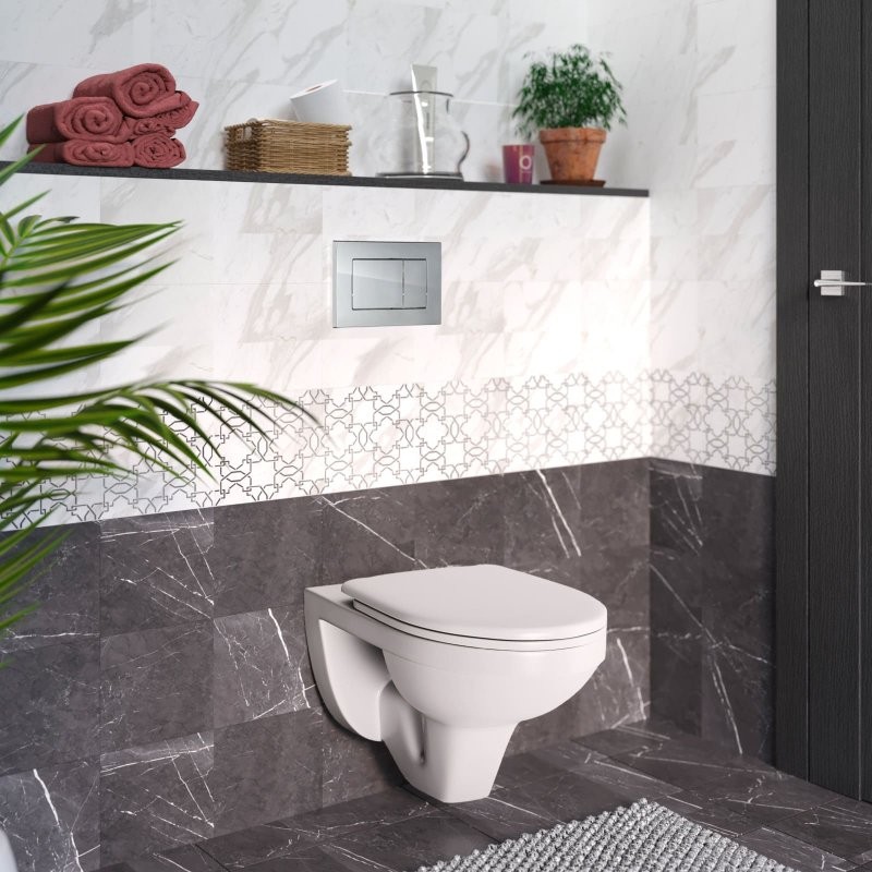 Система инсталляции для унитазов Berges Atom 410 кнопка хром