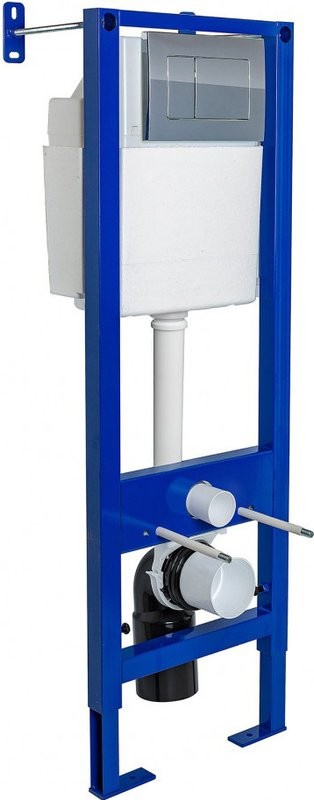 Система инсталляции для унитазов Berges Atom 410 кнопка хром