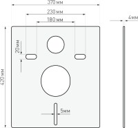 Система инсталляции для унитазов Berges Atom 410 кнопка хром