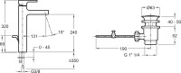 Смеситель для раковины Jacob Delafon Strayt E37329-CP