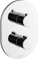 Термостатический смеситель встраиваемый Ravak Chrome CR 064.00 С ВНУТРЕННЕЙ ЧАСТЬЮ, для душа