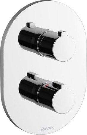 Термостатический смеситель встраиваемый Ravak Chrome CR 064.00 С ВНУТРЕННЕЙ ЧАСТЬЮ, для душа