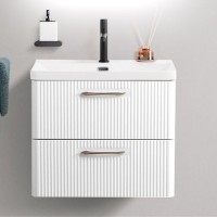 Тумба под раковину BelBagno Due 60 подвесная, bianco lucido