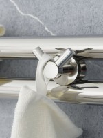 Полотенцесушитель водяной Сунержа Нюанс Pro 00-0412-1550 150x10 см, глянцевый хром, I-образный