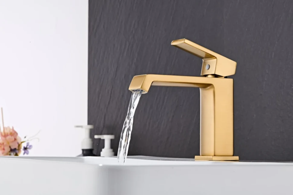 Смеситель для раковины Haiba HB10575-5 золото