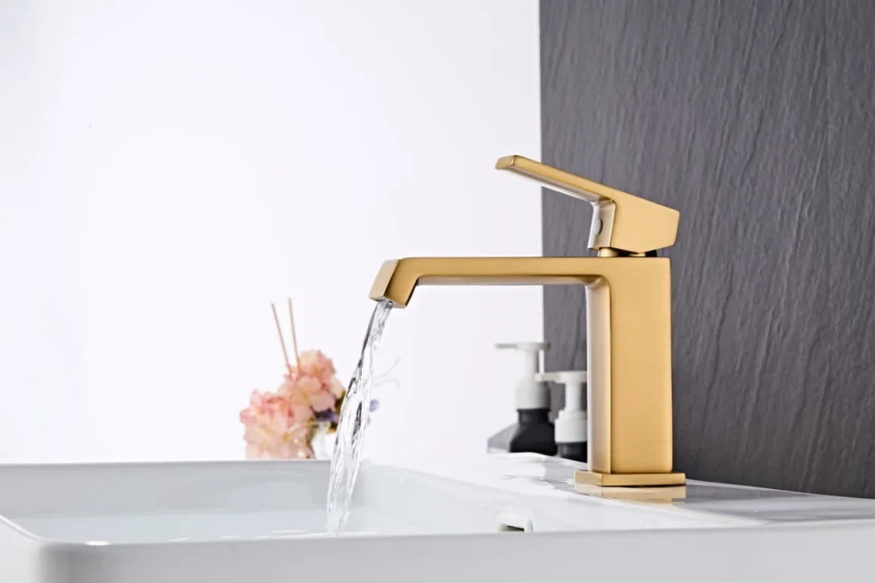 Смеситель для раковины Haiba HB10575-5 золото