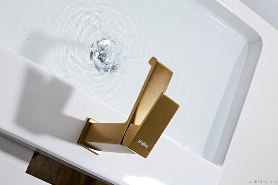 Смеситель для раковины Haiba HB10575-5 золото