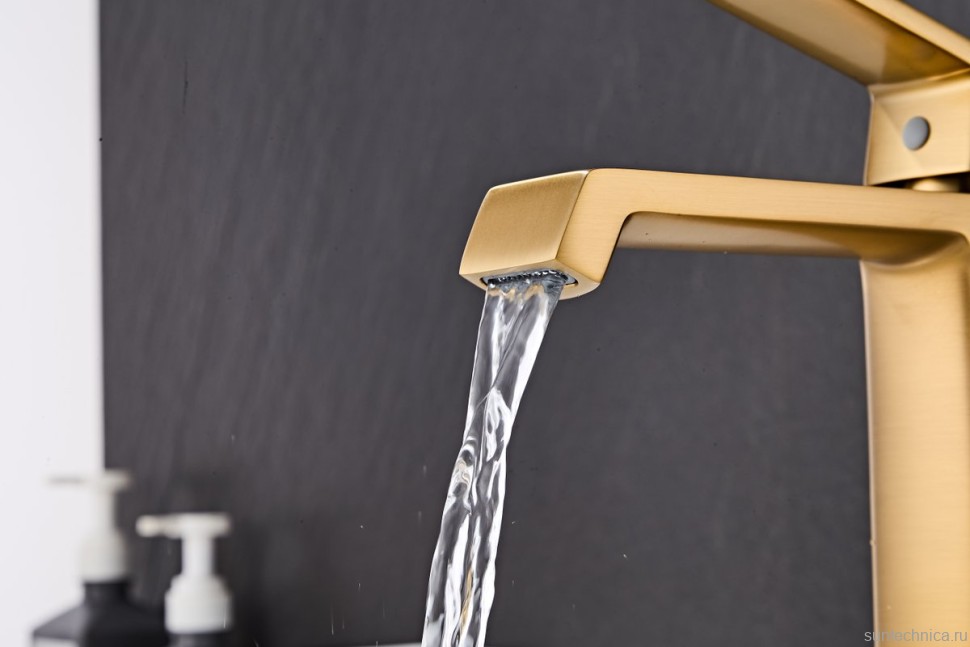 Смеситель для раковины Haiba HB10575-5 золото