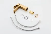 Смеситель для раковины Haiba HB10575-5 золото Смеситель для раковины Haiba HB10575-5 золото