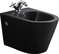 Биде подвесное Timo Inari TK-504MB матовое черное Биде подвесное Timo Inari TK-504MB матовое черное