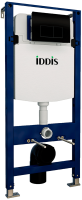 Система инсталляции для унитазов IDDIS Optima Home OPH00MBi32K с кнопкой смыва, черная