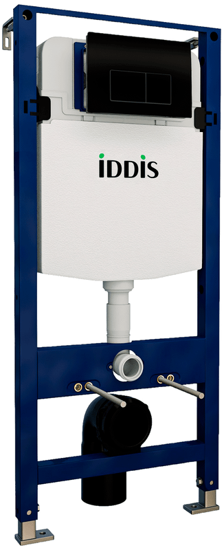 Система инсталляции для унитазов IDDIS Optima Home OPH00MBi32K с кнопкой смыва, черная