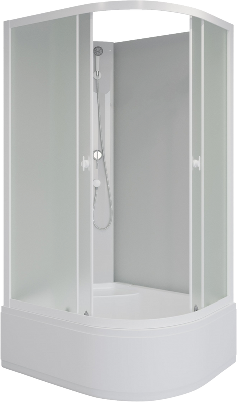 Душевая кабина Niagara Promo P90/70/40L/MT/BK 90х70 см, без крыши, L