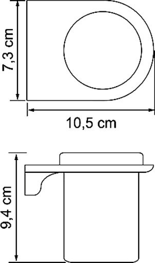 Стакан Wasserkraft Kammel K-8328