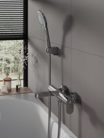 Смеситель для ванны с душем Agger Sweet A2710000 хром глянцевый Смеситель для ванны с душем Agger Sweet A2710000 хром глянцевый