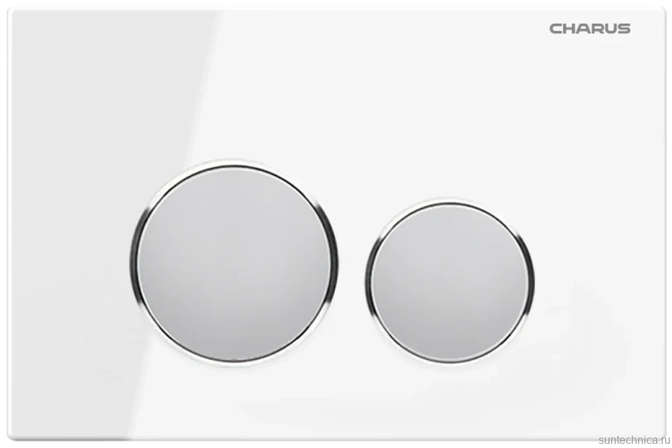 Кнопка смыва CHARUS Bagliore FP.330.WHITE.10 белый атлас