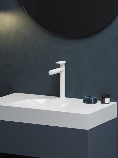 Смеситель для раковины Ravak Spring SG 014.10WHM белый матовый