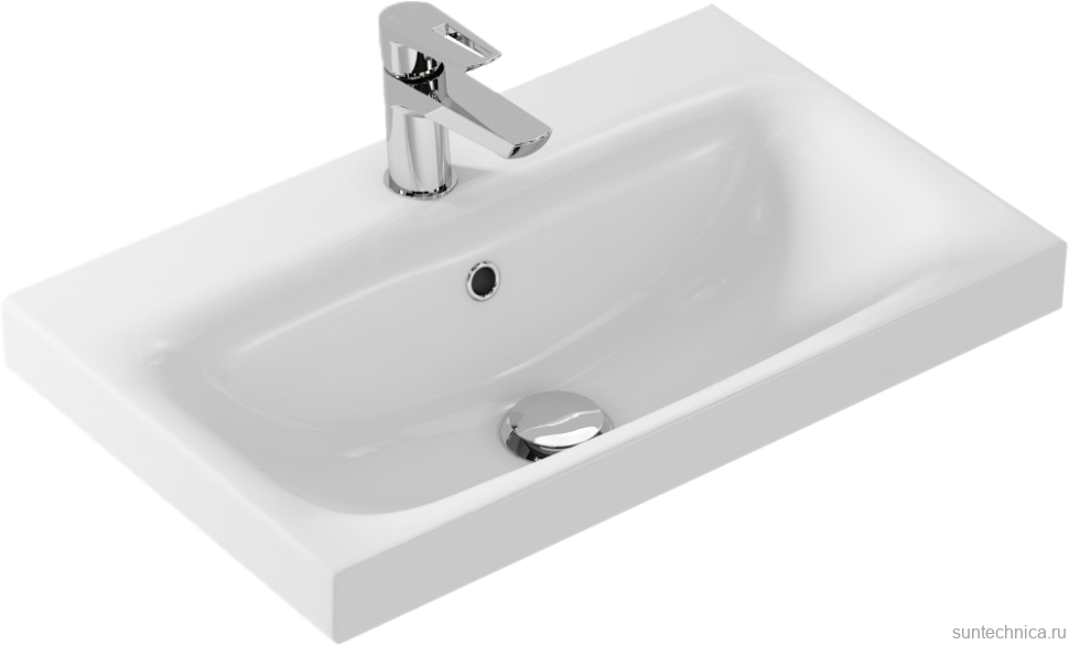 Мебель для ванной комнаты SanStar Riana 60 подвесная, grey, раковина Moduo 60