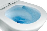 Унитаз-компакт напольный AZARIO Vetro AZ-2149- UQ глянцевый белый