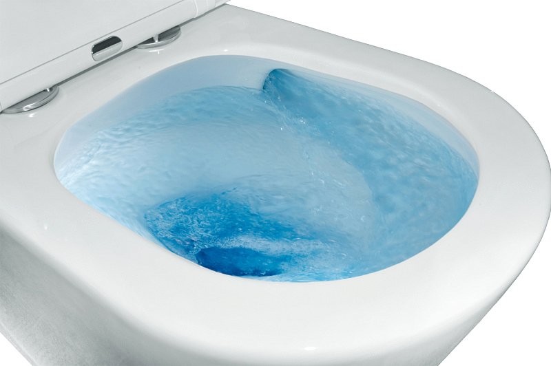 Унитаз-компакт напольный AZARIO Vetro AZ-2149- UQ глянцевый белый