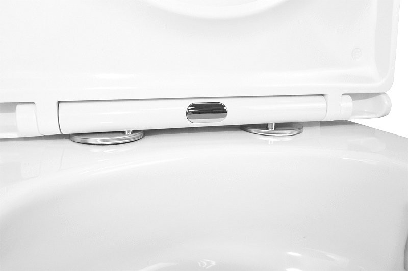 Унитаз-компакт напольный AZARIO Vetro AZ-2149- UQ глянцевый белый