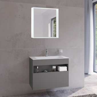 Мебель для ванной Keuco Stageline 32862 80 см, инокс матовый