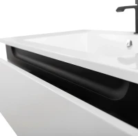 Тумба под раковину Cezares Slider 100 подвесная, 2 ящика, белый матовый