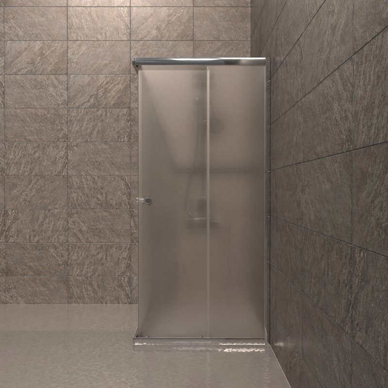 Душевой уголок Triton Вента Хром Вельвет Щ0000067979 90х90, стекло матовое, профиль глянцевый хром