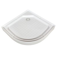 Душевая кабина DTO LM909 90х90, с гидромассажем и электрикой, профиль хром, стекло матовое