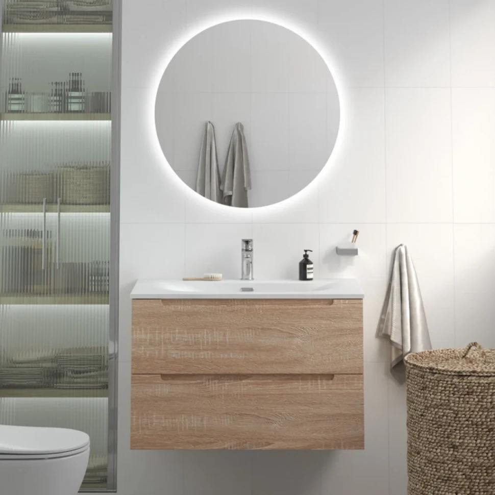 Тумба под раковину BelBagno Etna 90 rovere bianco