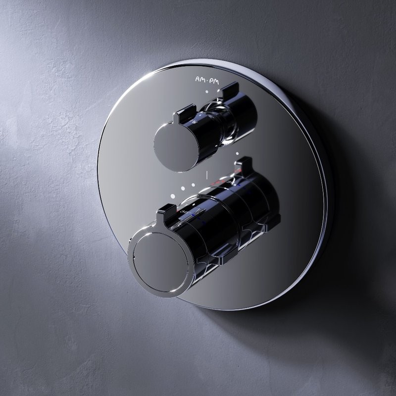 Термостатический смеситель встраиваемый AM.PM X-Joy F85A95600 С ВНУТРЕННЕЙ ЧАСТЬЮ, хром