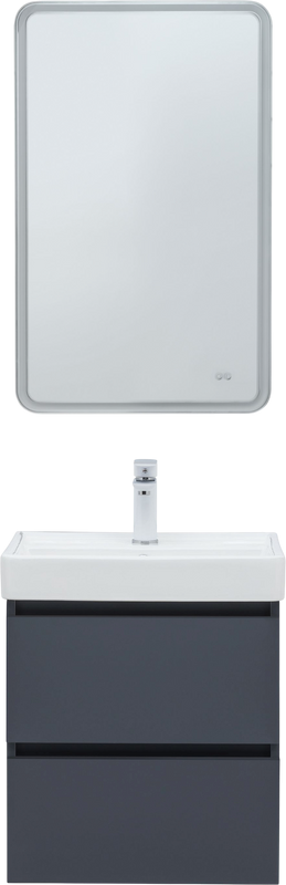 Мебель для ванной комнаты Aquanet Вега 2.0 50 подвесная, маренго