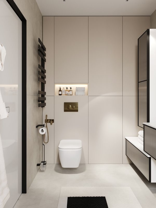 Полотенцесушитель электрический EWRIKA Медея LX 100x50 см, подключение справа, слева, матовый черный, лесенка, из стали