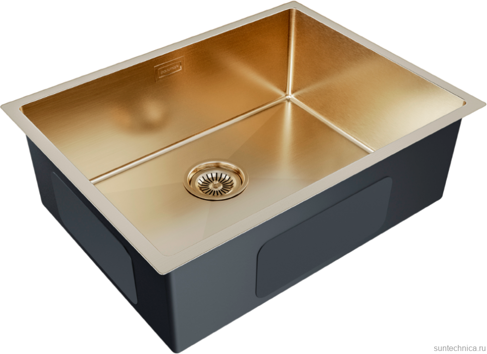 Мойка кухонная Paulmark Next PM215844-BG брашированное золото