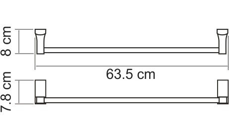 Полотенцедержатель Wasserkraft Lopau K-6030