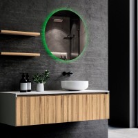 Зеркало круглое Abber Mond AG6204SSmart 77 см, с RGB-подсветкой