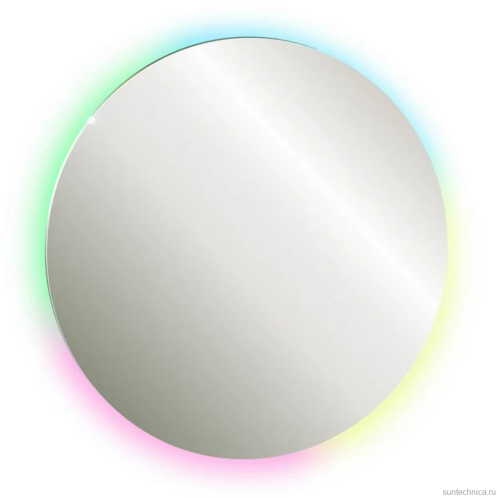 Зеркало круглое Abber Mond AG6204SSmart 77 см, с RGB-подсветкой